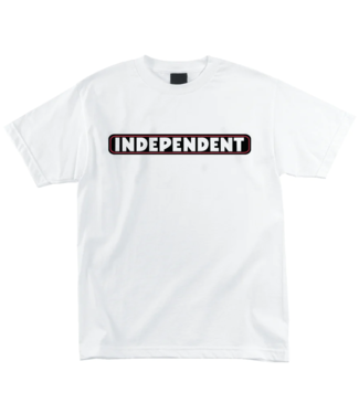 INDEPENDENT INDEPENDENT - BAR LOGO T-SHIRT (BLANC)