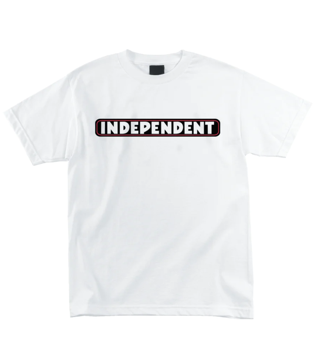 INDEPENDENT INDEPENDENT - BAR LOGO T-SHIRT (BLANC)