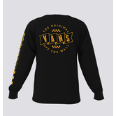 VANS - BANNER LOGO MANCHES LONGUES T-SHIRT (NOIR)