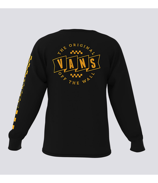 VANS VANS - BANNER LOGO MANCHES LONGUES T-SHIRT (NOIR)