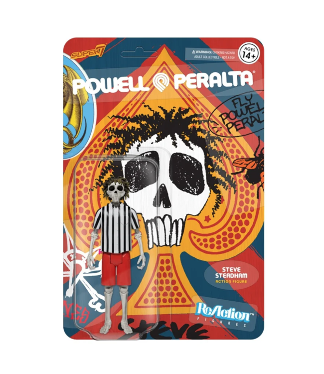 SUPER 7 SUPER 7 - POWELL PERALTA WAVE 1B FIGURES STEVE STEADHAM