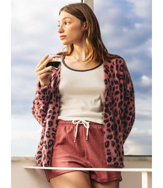 VOLCOM VOLCOM - LIL THROW PULL (LÉOPARD)