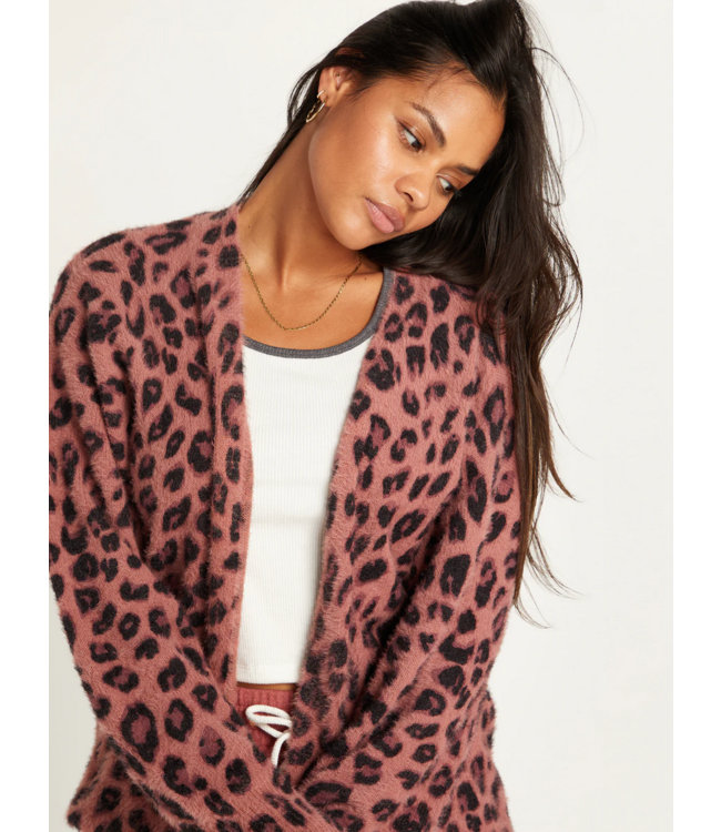 VOLCOM VOLCOM - LIL THROW SWEATER (LEOPARD)