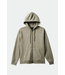 BRIXTON BRIXTON - VINTAGE RESERVE HOODIE AVEC ZIP (OLIVE SURPLUS DÉLAVÉ)