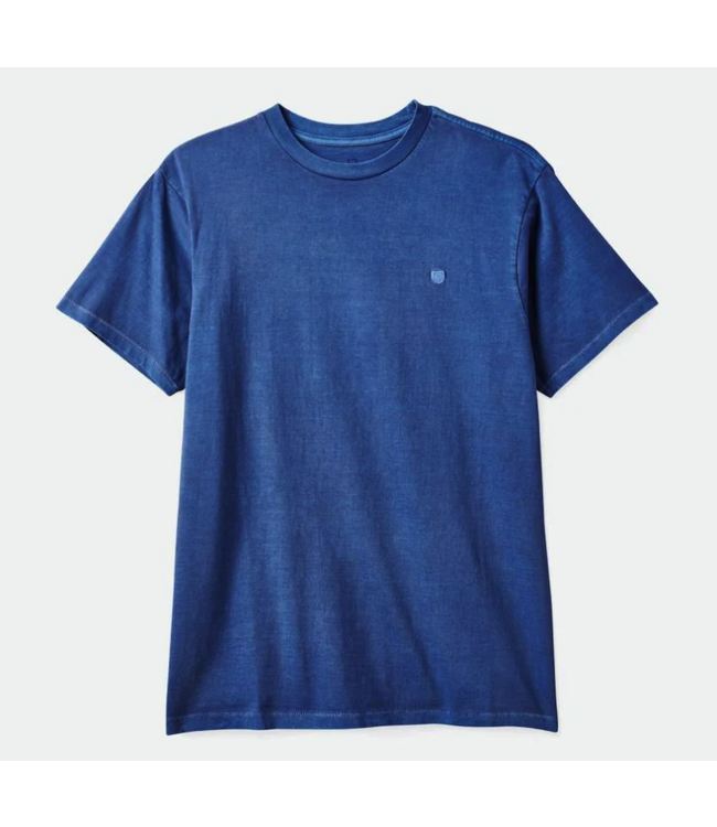 BRIXTON BRIXTON - VINTAGE RESERVE TEE (PACIFIC BLUE VINTAGE WASH)
