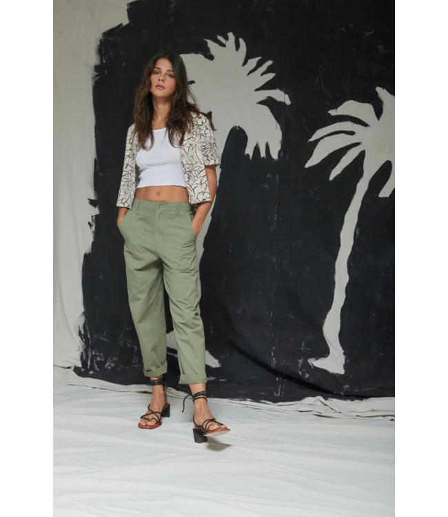 BRIXTON BRIXTON - VANCOUVER PANTALON (OLIVE SURPLUS)