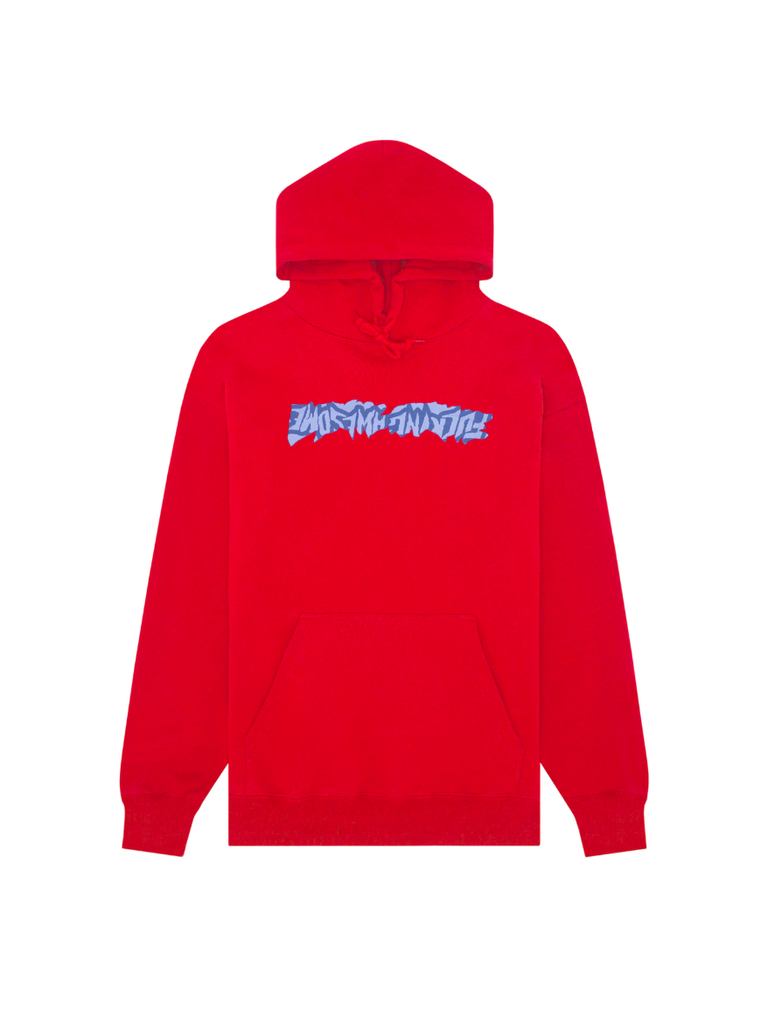 FUCKING AWESOME - CUT OUT LOGO HOODIE (RED) - Boutique ROOKERY