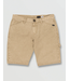 VOLCOM VOLCOM - KRAFTMAN SHORT EN JEAN 21" (AMANDE)
