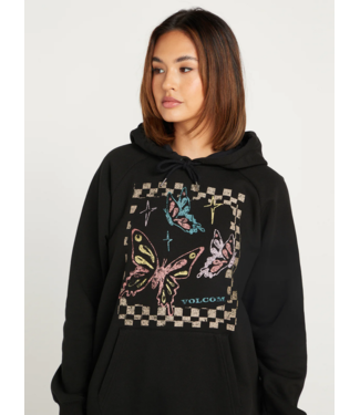 VOLCOM VOLCOM - TRULY STOKED BF SWEAT À CAPUCHE (NOIR)