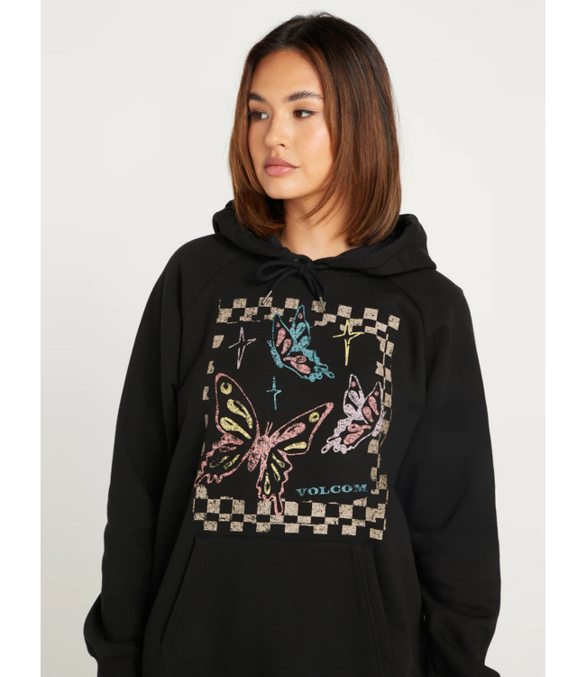 VOLCOM VOLCOM - TRULY STOKED BF SWEAT À CAPUCHE (NOIR)