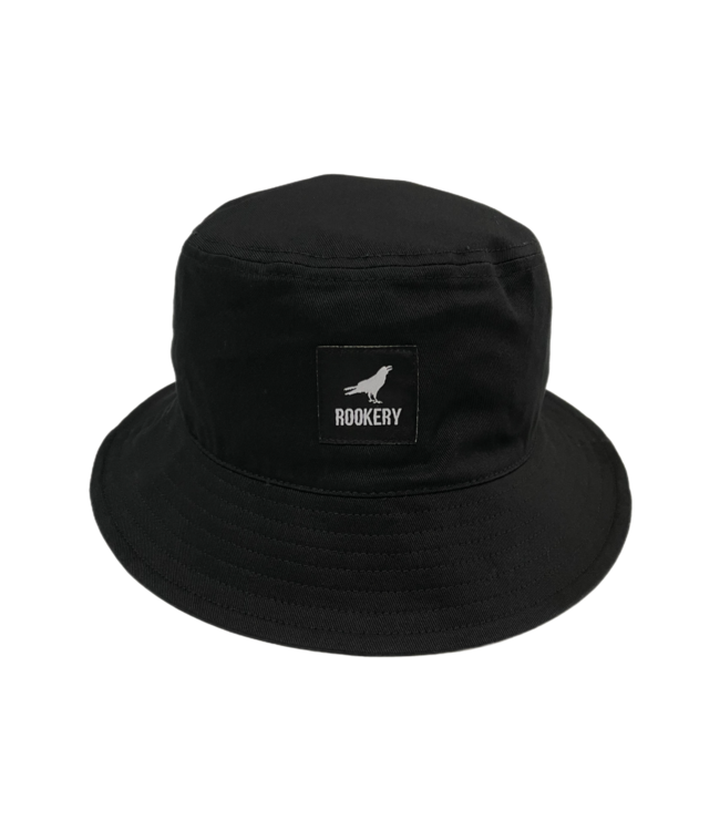 ROOKERY ROOKERY - LOGO BUCKET HAT 1 SIZE (BLACK)