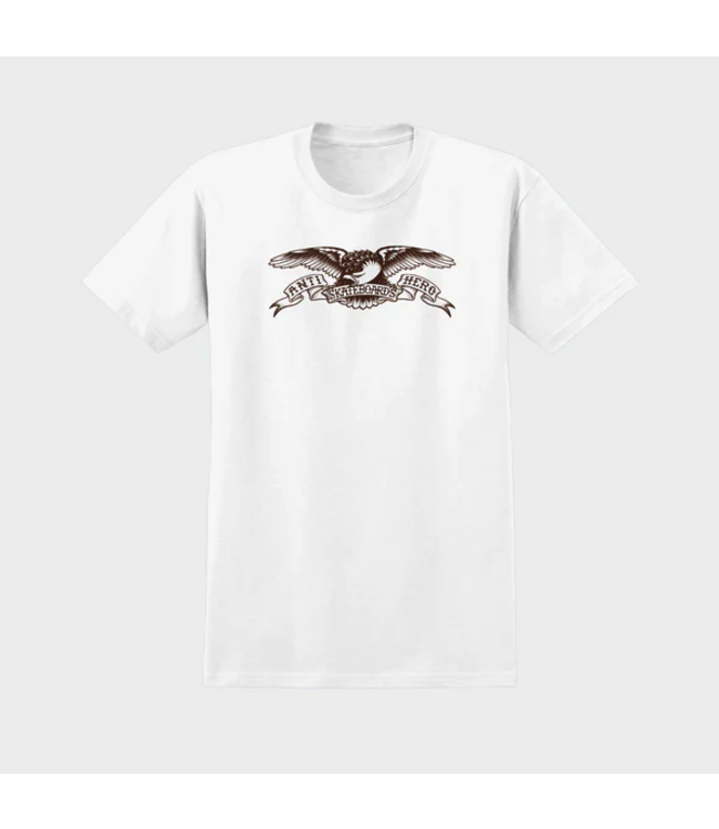 ANTI HERO ANTI HERO - BASIC EAGLE TEE (WHITE/ BROWN)