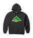 EMERICA - SHAKE JUNT TRIANGLE HOODIE (BLACK)