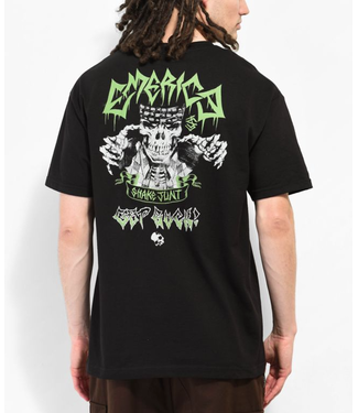 EMERICA - SHAKE JUNT SKULL TEE (BLACK)