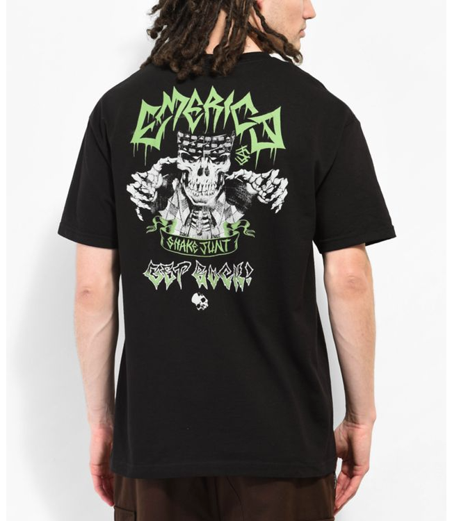 EMERICA - SHAKE JUNT SKULL TEE (BLACK)