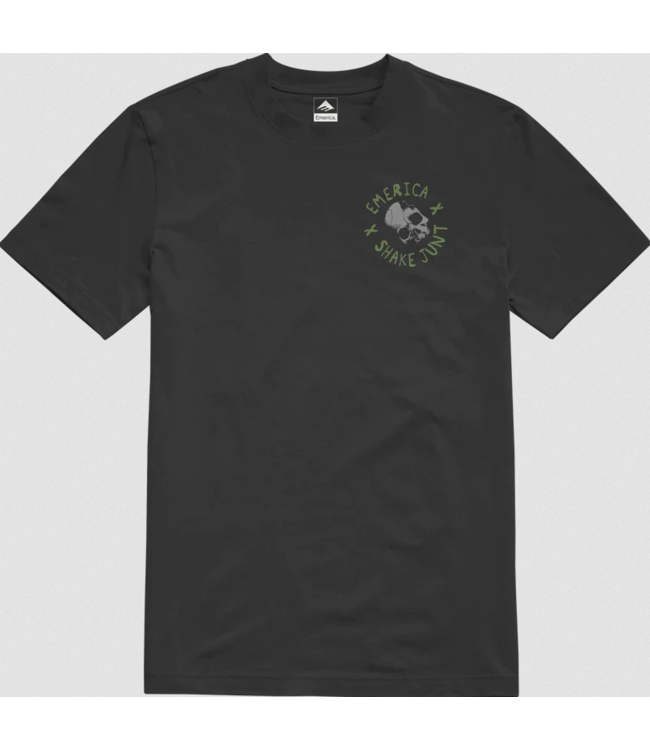 EMERICA - SHAKE JUNT SKULL TEE (BLACK)