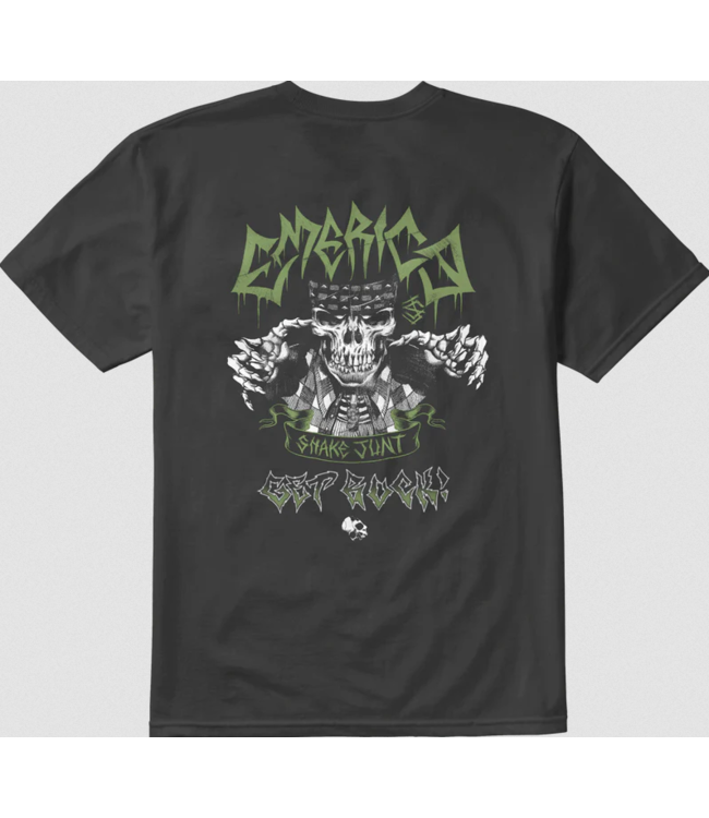 EMERICA - SHAKE JUNT SKULL TEE (BLACK)