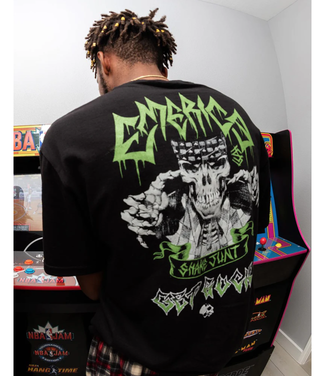 EMERICA - SHAKE JUNT SKULL T-SHIRT (NOIR)