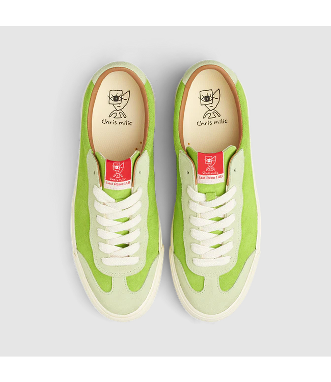 LAST RESORT AB LAST RESORT AB - VM004 MILIC SUEDE LO (DUO GREEN/ WHITE)