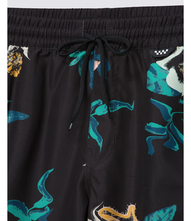 VANS VANS - PRIMARY PRINT BOARDSHORT ÉLASTIQUE (NOIR/ VANS TEAL)