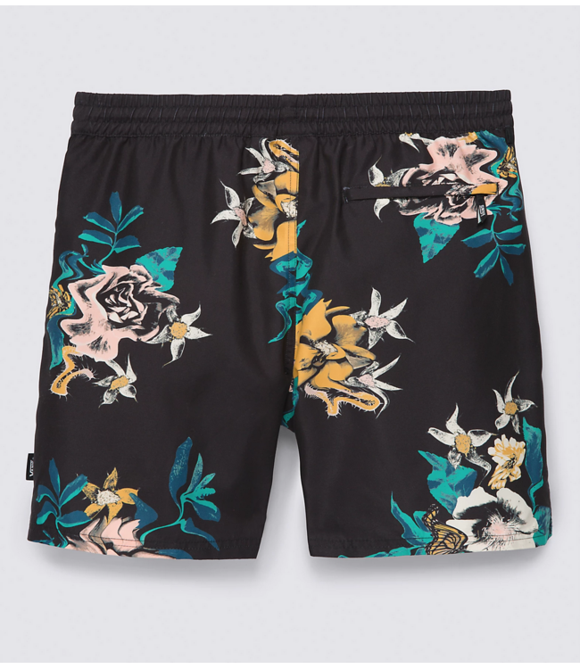 VANS VANS - PRIMARY PRINT BOARDSHORT ÉLASTIQUE (NOIR/ VANS TEAL)