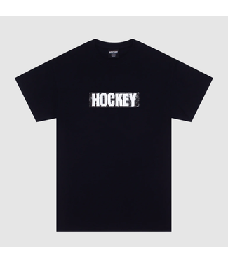 HOCKEY HOCKEY - STICKER LOGO TEE (BLACK)
