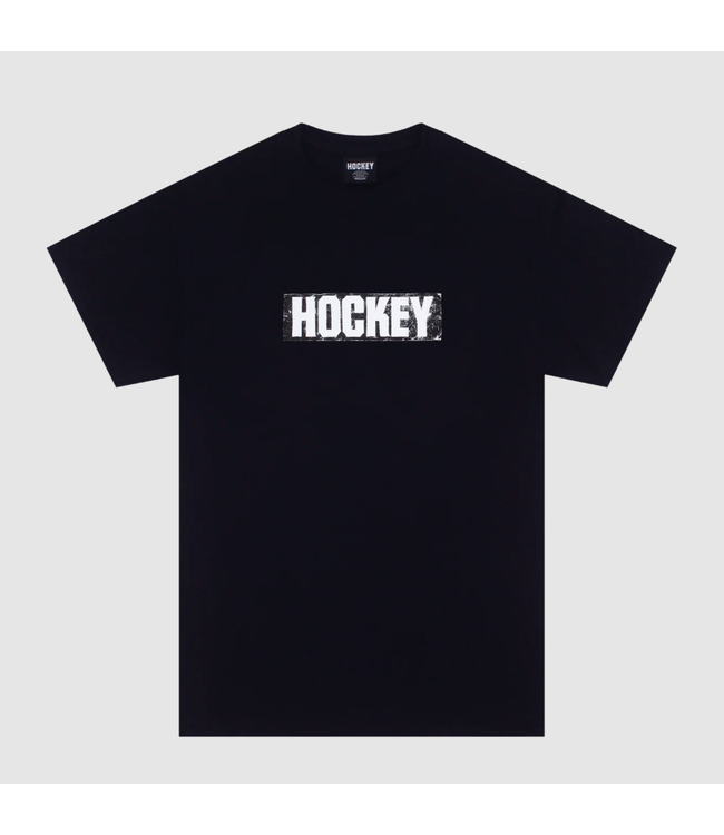 HOCKEY HOCKEY - STICKER LOGO T-SHIRT (NOIR)