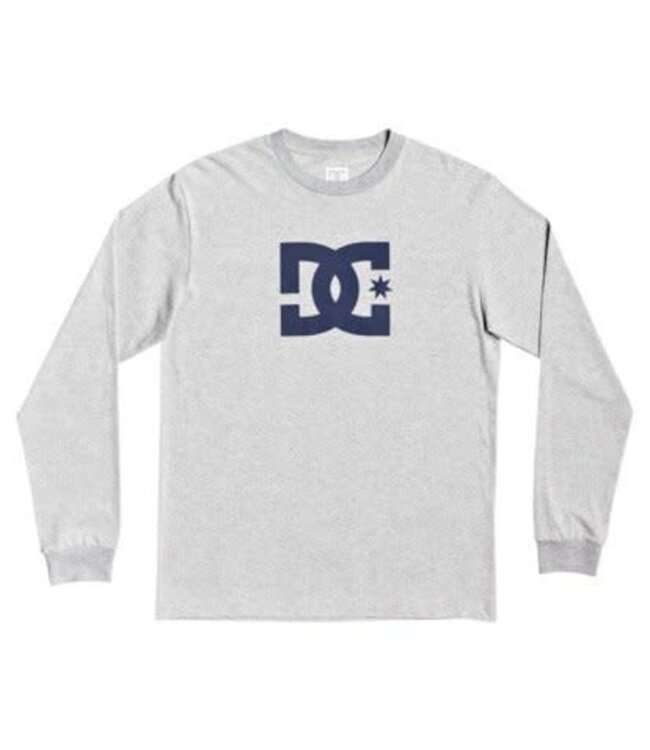 DC SHOES DC SHOES - STAR KID L/S TEE (HEATHER GREY)