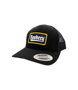 ROOKERY ROOKERY - GOTH BASEBALL TRUCKER CAP (BLACK)