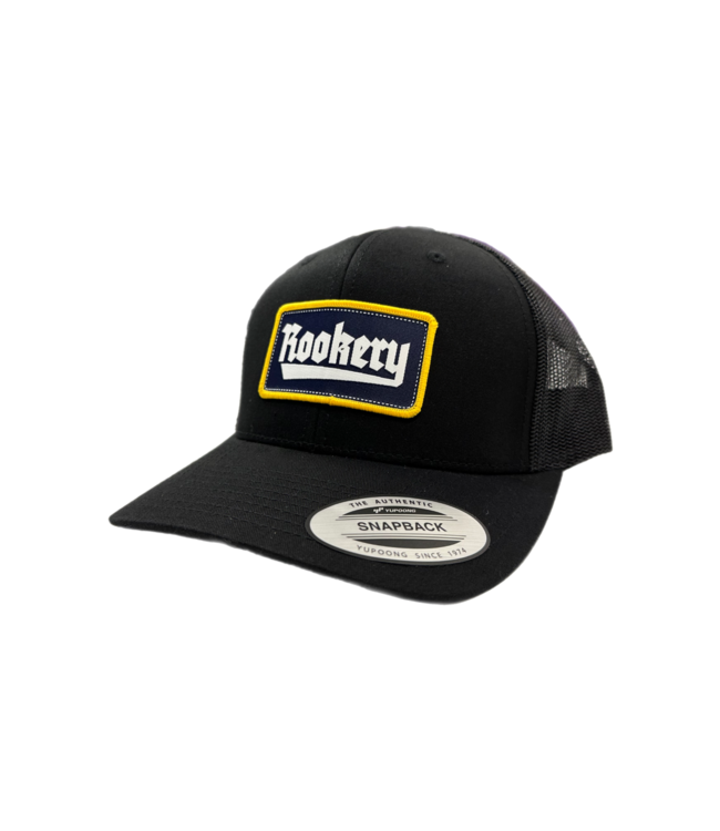 ROOKERY ROOKERY - GOTH BASEBALL TRUCKER CAP (BLACK)