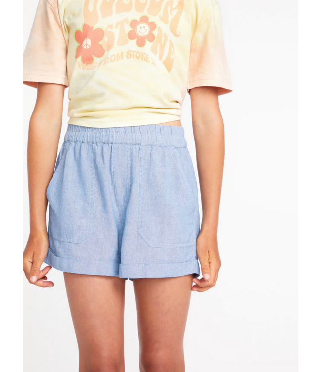 VOLCOM VOLCOM - SUNDAY STRUT SHORT "GIRL" (BLUE BIRD)