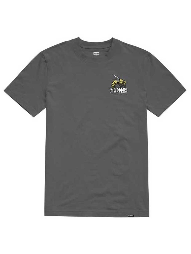 ETNIES - BONES MCCLUNG TEE (CHARCOAL) - Boutique ROOKERY skateshop