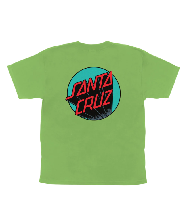 SANTA CRUZ SANTA CRUZ - OTHER DELTA DOT T-SHIRT "ENFANT" (CITRON/ BLEU SARCELLE/ ROUGE)