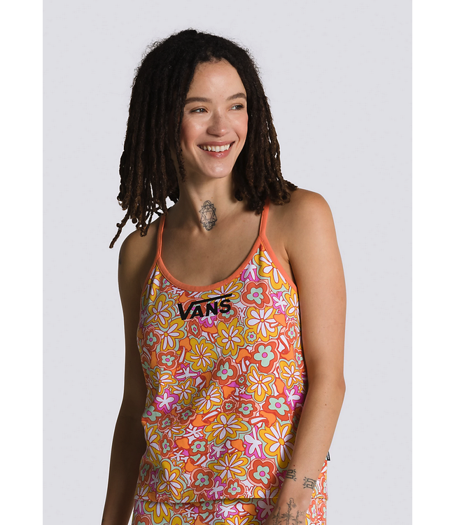 VANS VANS - RESORT FLORAL HALTER TANK TOP (MULTI)