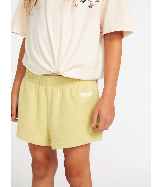VOLCOM VOLCOM - LIL FLEECE GIRLS SHORT (CITRON)