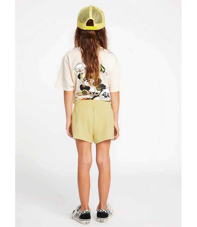VOLCOM VOLCOM - LIL FLEECE GIRLS SHORT (CITRON)