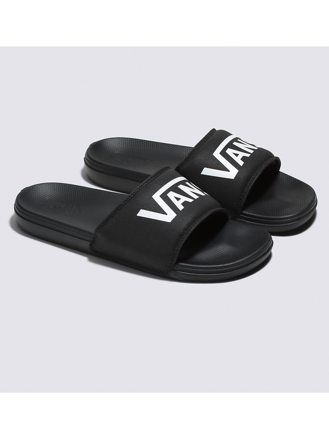 Black vans sandals online