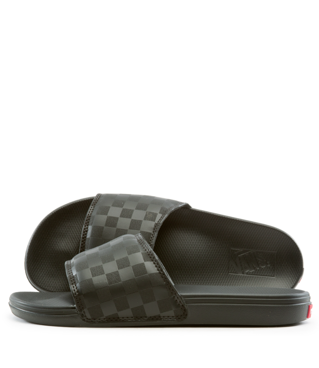 VANS VANS - LA COSTA SLIDE-ON (DAMIER OLIVE FONCÉ)