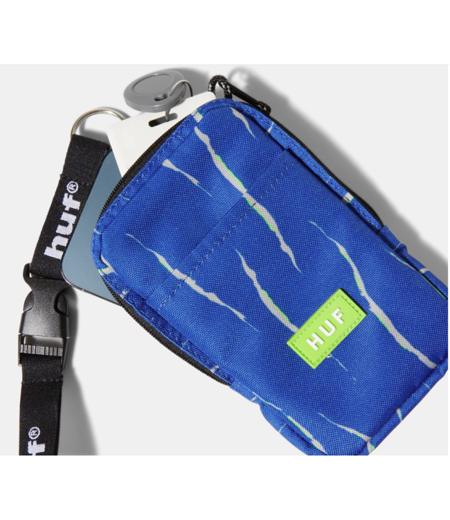 HUF HUF - RECON STRIPED LANYARD POUCH (BLUE)