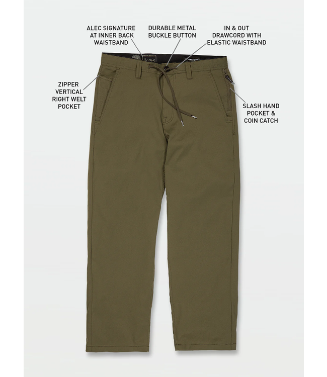 VOLCOM VOLCOM - SKATE VITALS MAJERUS PANTALON (MOUSSE HIVER)