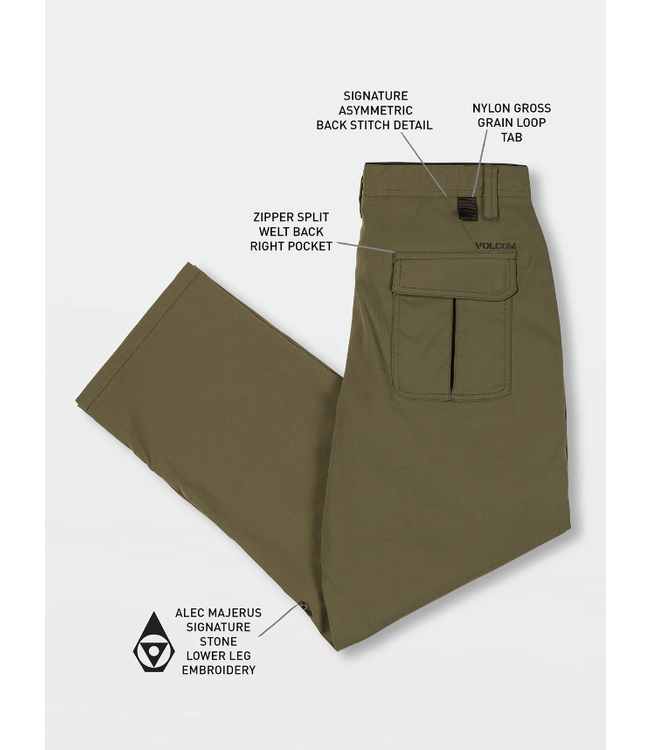 VOLCOM VOLCOM - SKATE VITALS MAJERUS PANT (WINTERMOSS)