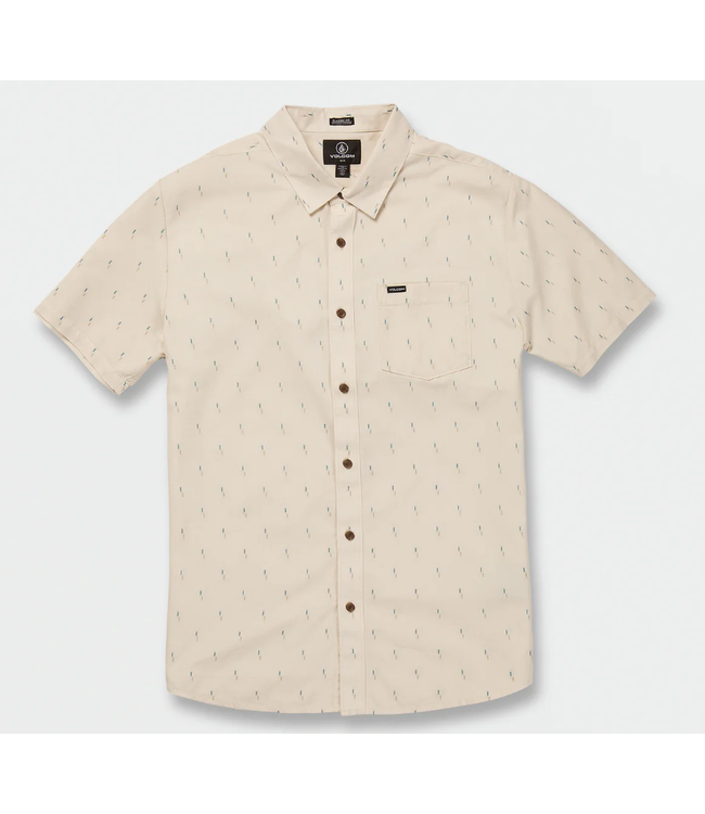 VOLCOM VOLCOM - GRAFFEN BUTTON UP SHIRT (WHITECAP GREY)