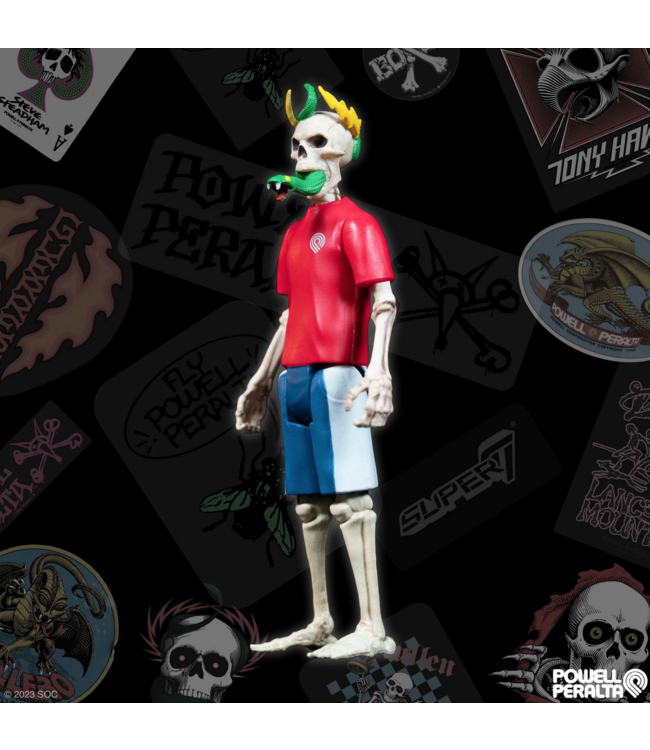 SUPER 7 SUPER 7 - POWELL PERALTA WAVE 2 REACTION FIGURES MIKE MCGILL