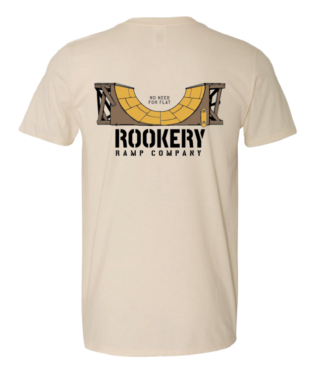 ROOKERY ROOKERY - NO FLAT TEE (CREAM)