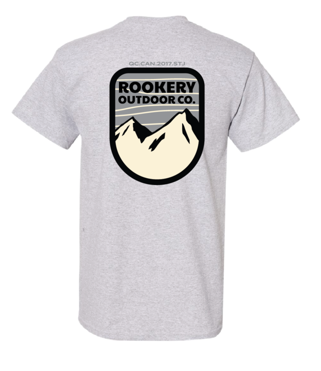 ROOKERY ROOKERY - MOUNTAIN T-SHIRT (GRIS ATHLÉTIQUE)