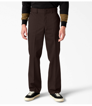 DICKIES DICKIES - SKATEBOARDING TWILL PANTS (CHOCOLATE BROWN)