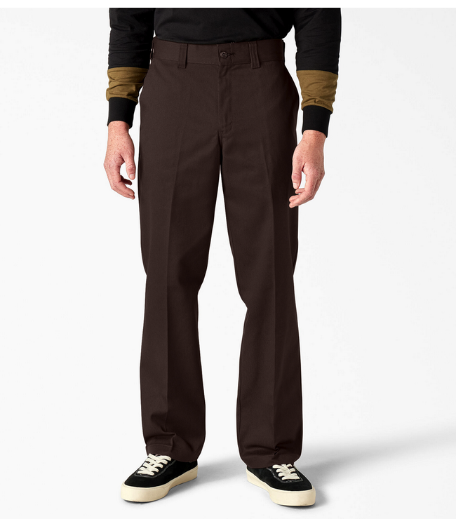 DICKIES DICKIES - SKATEBOARDING PANTALON SERGÉ (MARRON CHOCOLAT)