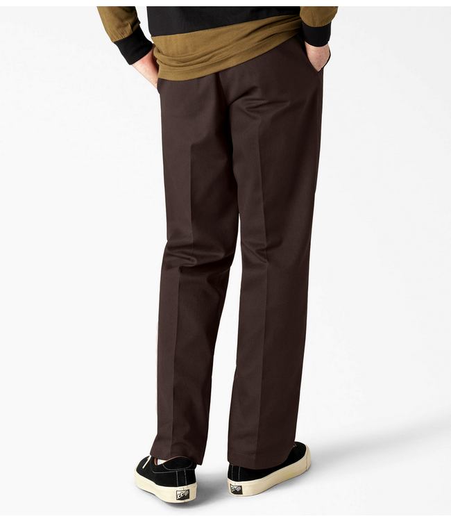 DICKIES DICKIES - SKATEBOARDING PANTALON SERGÉ (MARRON CHOCOLAT)