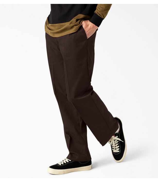 DICKIES DICKIES - SKATEBOARDING TWILL PANTS (CHOCOLATE BROWN)