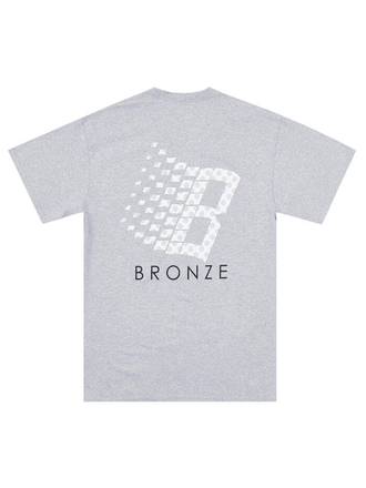 【BRONZE 56K】POLKA DOT LOGO TEE WHITE BRONZE 56K - Boutique ROOKERY skateshop
